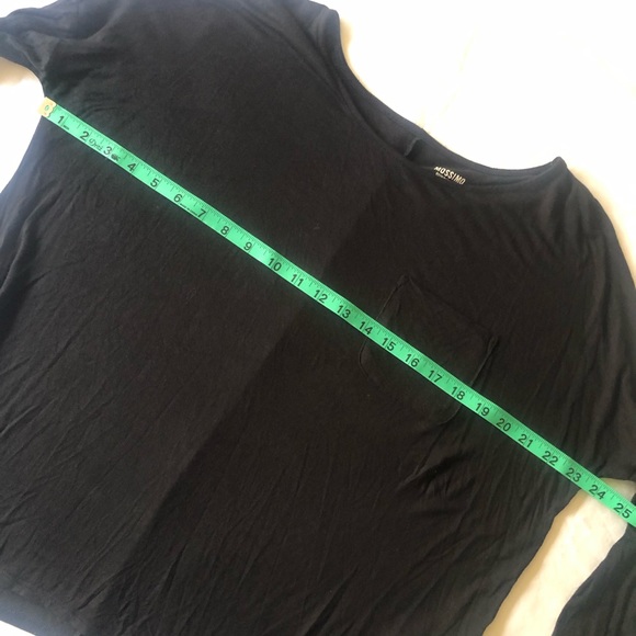 Dolman sleeve super soft 3/4 sleeve black top XS - Picture 3 of 6